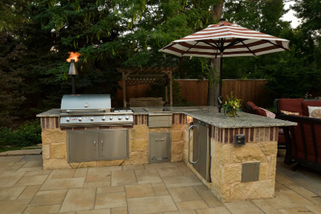 outdoor kitchens